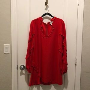 Red dress, Alexis, XS
